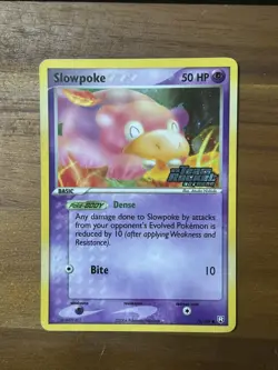 Slowpoke Reverse Stamped Holo EX Team Rocket Returns 76/109 Card NM - Image 1
