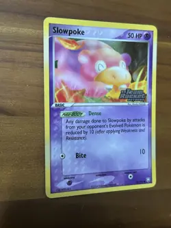Slowpoke Reverse Stamped Holo EX Team Rocket Returns 76/109 Card NM - Image 3