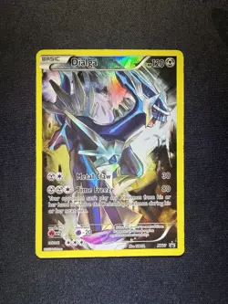 Dialga XY77 Full Art Holo Ultra Rare Black Star Promo Pokemon TCG Card - Image 1
