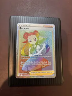 Roxanne 206/189 Astral Radiance FA Rainbow Secret Rare Holo Pokemon Card NM - Image 2