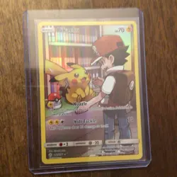 Pokemon TCG Sun & Moon Cosmic Eclipse Pikachu Card 241/236 Secret Rare Holo - Image 1