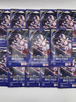 Lot of 13 OP14 EB04 The Azure Sea’s Seven One Piece Card Game Booster, New - Image 1