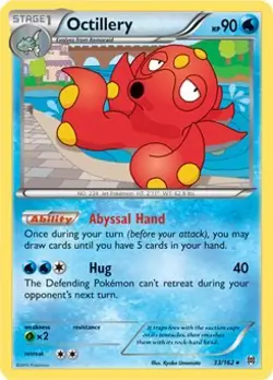 Octillery Holo 33/162 Holo Rare XY - BREAKthrough Pokemon Card - Image 1
