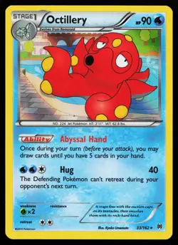 Octillery 33/162 Holo Rare XY - BREAKthrough Pokemon Card - Image 1