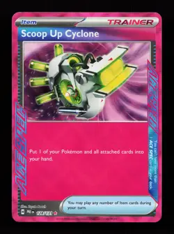 Scoop Up Cyclone 128/131 SV: Prismatic Evolutions Pokemon Card - Image 1