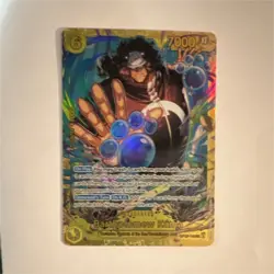 One Piece Bandai Bartholomew Kuma Full Art Holo Character Card OP02-119 7000 - Image 1