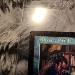 MTG Rhystic Study: Prophecy, Regular, Blue Enchantment, 45/143. 1993-2000 Card - Image 2