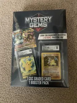 Pokemon TCG Limited Edition Mystery Gems CGC Graded Card And Booster Pack - Image 2