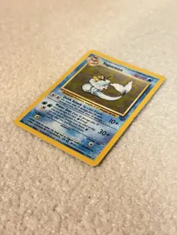 Vaporeon 12/64 LP Jungle Set 1999 Pokemon Card Holo Rare Holofoil - Image 3