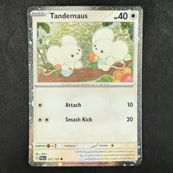 Pokemon TCG Tandemaus 167/193 Paldea Evolved Cosmos Holo Promo Card - Image 1