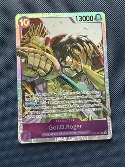 One Piece CCG Gol.D.Roger Op13-064 Super Rare Foil Card TCG English OP13 - Image 1