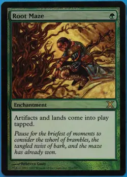 Root Maze FOIL 10th Edition PLD Green Rare MAGIC MTG CARD (ID# 509563) ABUGames - Image 1