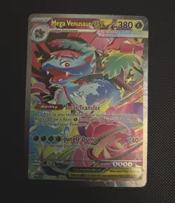 Mega Venusaur EX SIR 177/132 Mega Evolution English Pokemon TCG Near Mint Card - Image 1