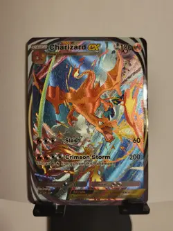 ~ Pocket Pokemon Charizard ex Immersive Illustration Textured Art Card Holo ~ - Image 1