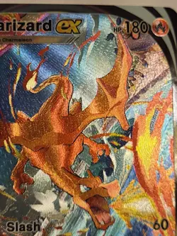 ~ Pocket Pokemon Charizard ex Immersive Illustration Textured Art Card Holo ~ - Image 3
