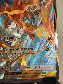 ~ Pocket Pokemon Charizard ex Immersive Illustration Textured Art Card Holo ~ - Image 4