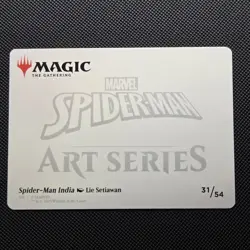 Spider Man Gold Stamped Art Card 31/54 - Image 2