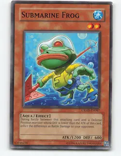 Submarine Frog #CRMS-EN087 Yugioh Card - Image 1