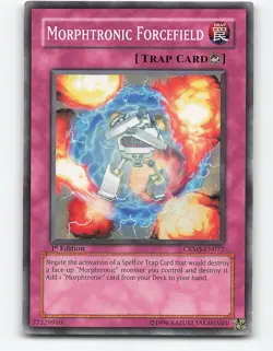 Morphtronic Forcefield #CRMS-EN072 1st Edition Yugioh Card - Image 1