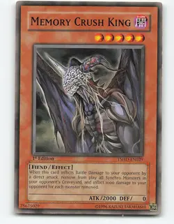 Memory Crush King #TSHD-EN029 1st Edition Yugioh Card - Image 1