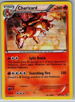 Charizard 19/113 Holo Legendary Treasures - Pokemon Card - LP - Image 1