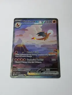 Pokemon Card TCG Scarlet & Violet Charizard EX 199/165 SIR Full Art NM/M - Image 1