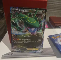 Rayquaza EX 60/108 - Roaring Skies Rare EX Pokemon TCG Holo - HP Card - Image 1
