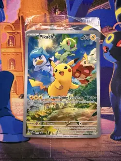 Pikachu 027 Sv: Pokemon Scarlet & Violet Promo Card Holo (Sealed) - Image 2