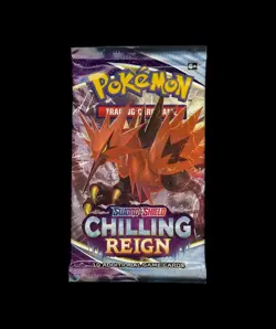 2021 Pokemon TCG Sword & Shield Chilling Reign NEW SEALED UNOPENED PACK 10 Cards - Image 1