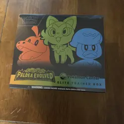 Pokemon Paldea Evolved [Pokemon Center] Elite Trainer Box ETB (EXCLUSIVE) SEALED - Image 1