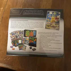 Pokemon Paldea Evolved [Pokemon Center] Elite Trainer Box ETB (EXCLUSIVE) SEALED - Image 3