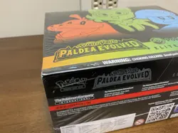 Pokemon Center Paldea Evolved Elite Trainer Box Sealed Priced Down For Condition - Image 4
