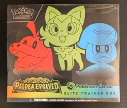 Pokemon Center Exclusive Paldea Evolved Elite Trainer Box - Sealed - Image 1