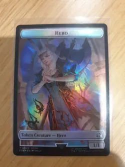 Frog 18 / Hero 9 Final Fantasy Token (FIN) MTG Foil NM - Image 2