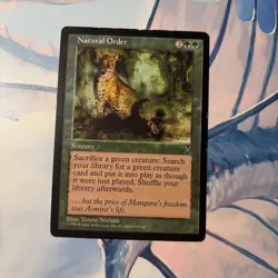 MTG. NATURAL ORDER. MODERATELY PLAYED - Image 1