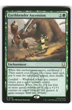 1x MTG Earthbender Ascension - Avatar RARE! NM Mint! - Image 1