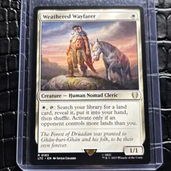 Weathered Wayfarer Commander: the Lord of the Rings: Regular Mint! Rare - Image 1