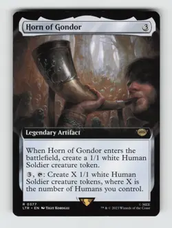 Horn of Gondor (Extended Art)*Non-Foil* LTR 377 NM - Image 1