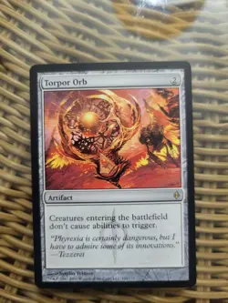 Torpor Orb New Phyrexia MTG NM magic - Image 1