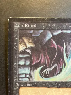 MTG Dark Ritual Beta Edition Heavily Played Condition Black Instant!! - Image 3