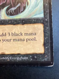 MTG Dark Ritual Beta Edition Heavily Played Condition Black Instant!! - Image 5