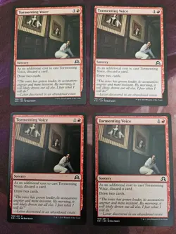 MTG - Tormenting Voice - Shadows over Innistrad - NM x4 - Image 1