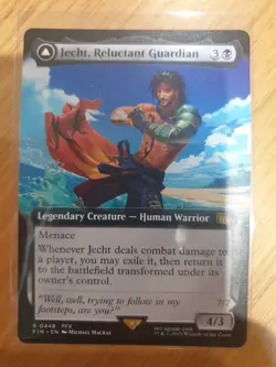 Jecht, Reluctant Guardian EXTENDED - 0448 - Rare - Final Fantasy FIN MTG - Image 1
