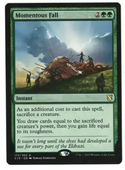MTG Momentous Fall Commander 2019 Magic The Gathering TCG - Image 1
