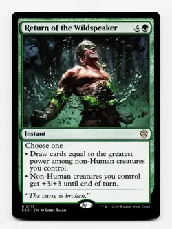 Return of the Wildspeaker [Commander: Lorwyn Eclipsed] Magic MTG *LP* 🌳 - Image 1