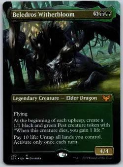 Beledros Witherbloom (Borderless) Foil M Strixhaven: School of Mages 282 NM - Image 1