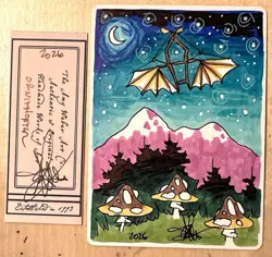 MTG ARTIST PROOF Antiquities Ornithopter AP Sketch Art Amy WEBER Magic - Image 1