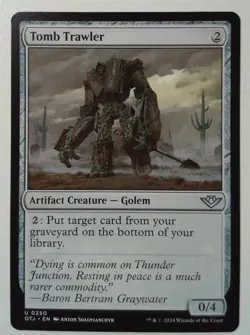 Tomb Trawler *Uncommon* Magic MtG x1 OTJ Outlaws of Thunder Junction - Image 1