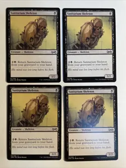 4x Mtg Ultimate Masters Sanitarium Skeleton NM Magic The Gathering - Image 1