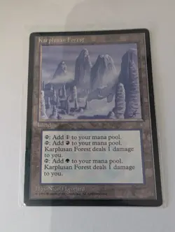 1x Karplusan Forest Moderate Play, English Ice Age MTG Magic - Image 2